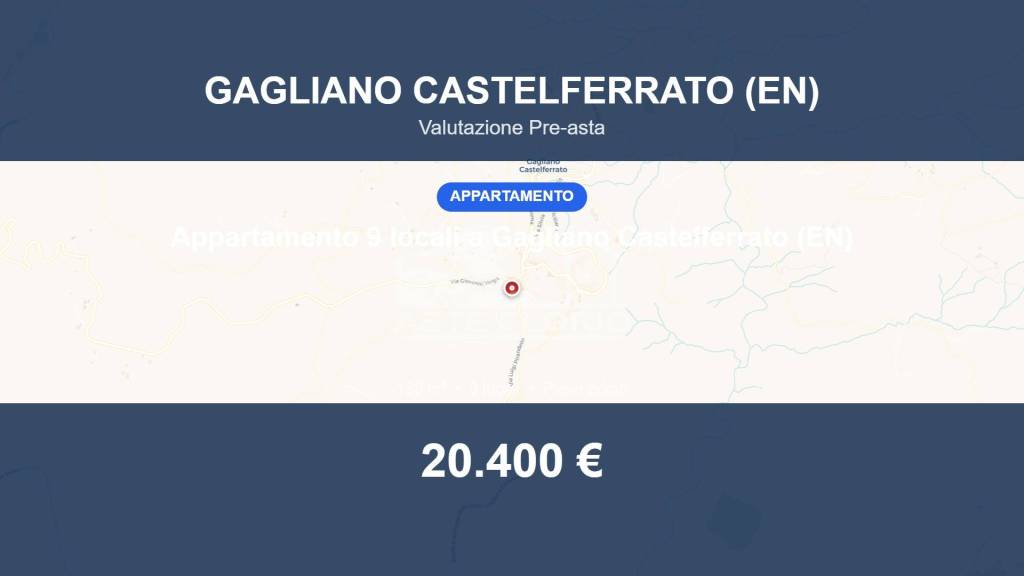 appartamento in vendita a Gagliano Castelferrato