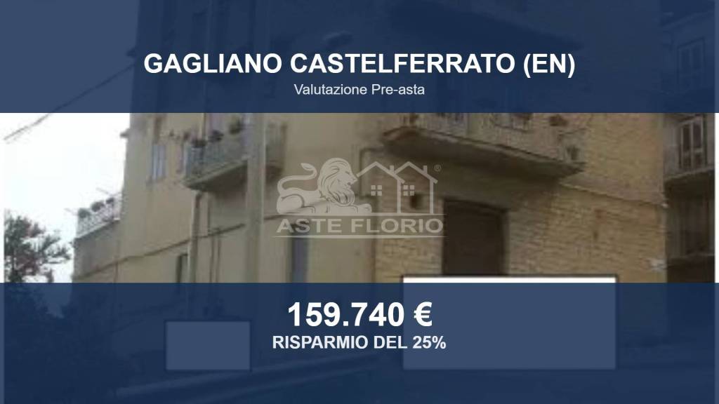 appartamento in vendita a Gagliano Castelferrato