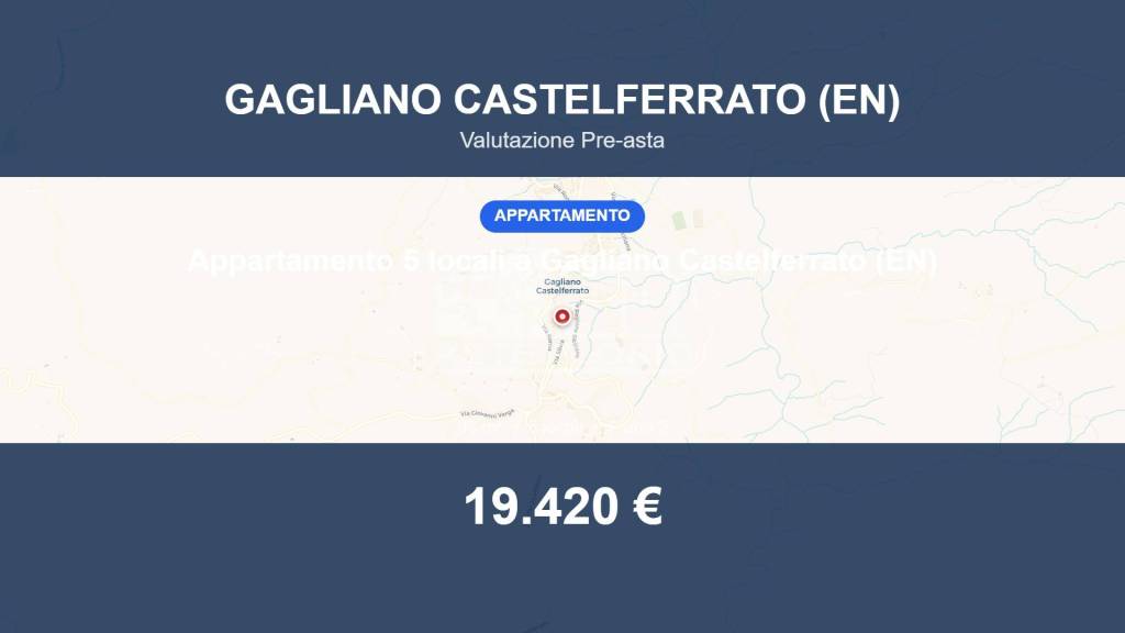 appartamento in vendita a Gagliano Castelferrato