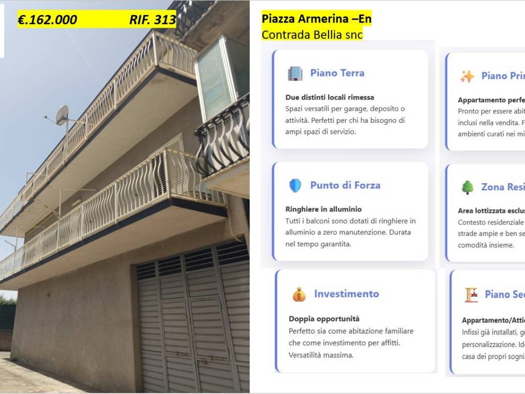 casa indipendente in vendita a Piazza Armerina