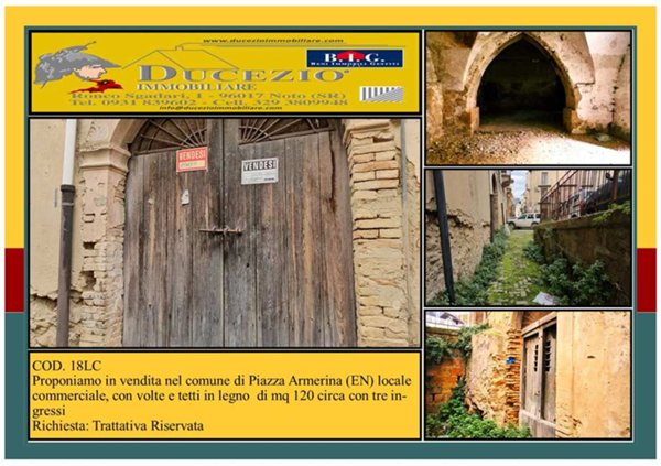 locale commerciale in vendita a Piazza Armerina