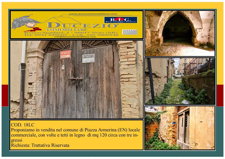 locale commerciale in vendita a Piazza Armerina