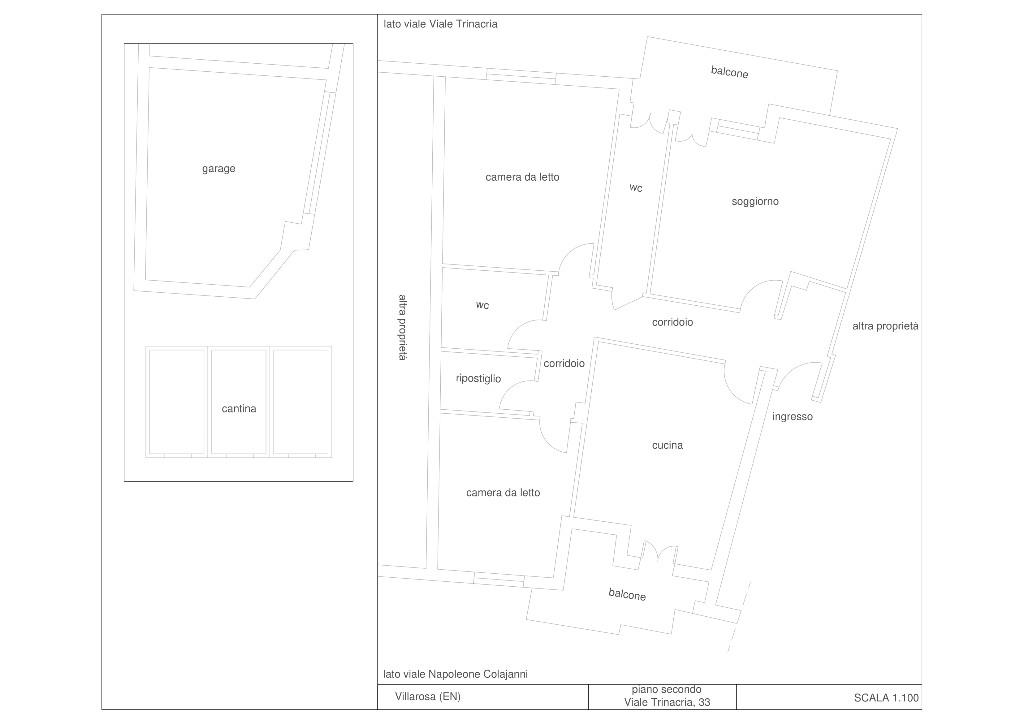 appartamento in vendita a Villarosa
