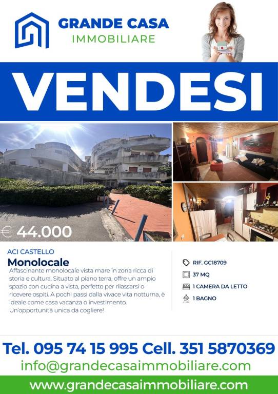 appartamento in vendita ad Aci Castello