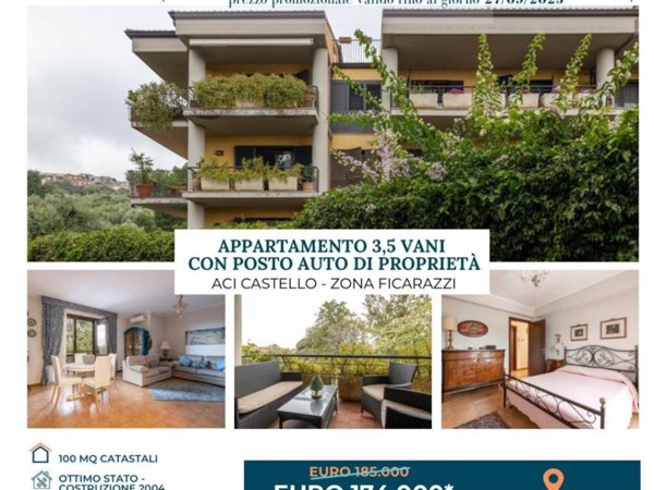 appartamento in vendita ad Aci Castello