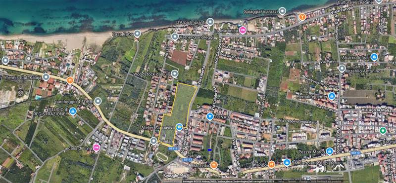 terreno agricolo in vendita ad Aci Castello in zona Ficarazzi