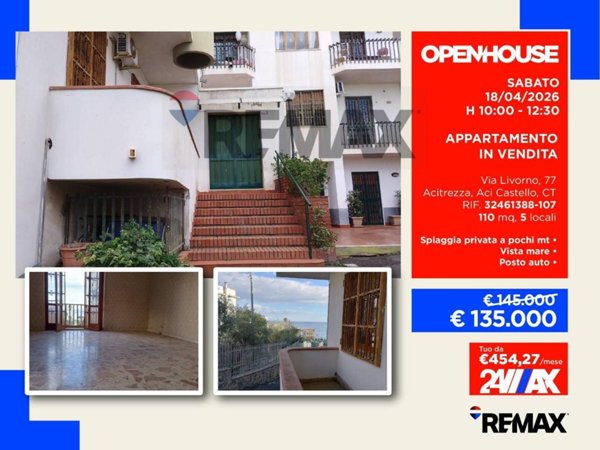 appartamento in vendita ad Aci Castello