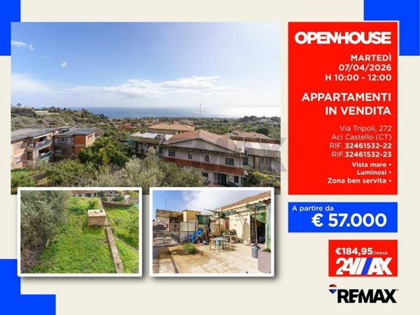 appartamento in vendita ad Aci Castello in zona Ficarazzi