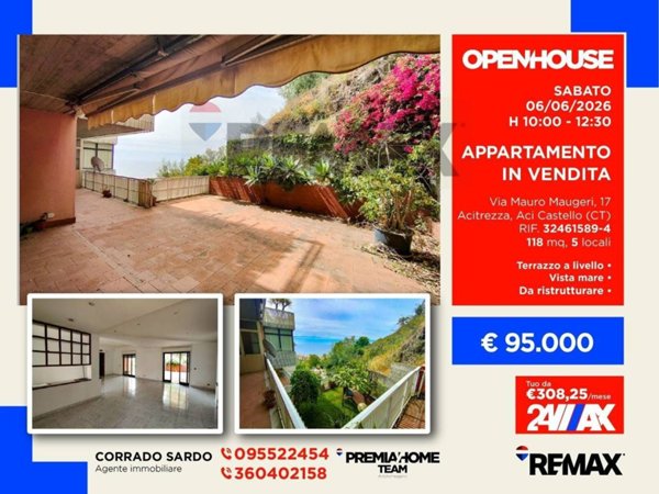 appartamento in vendita ad Aci Castello