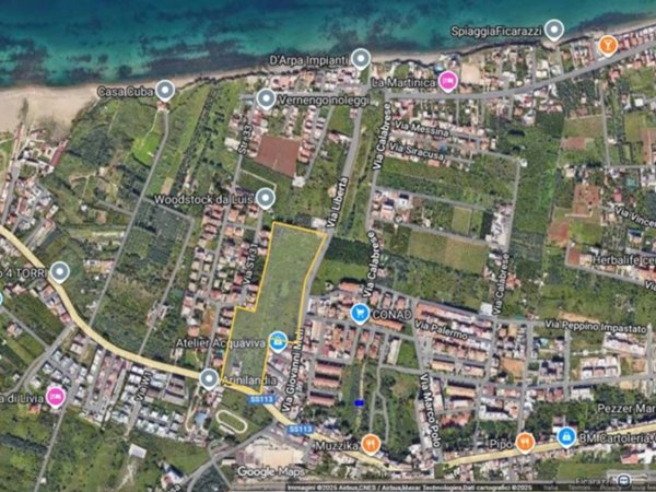 terreno in vendita ad Aci Castello in zona Ficarazzi