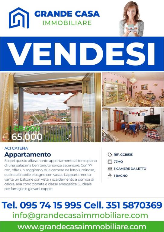 appartamento in vendita ad Aci Catena