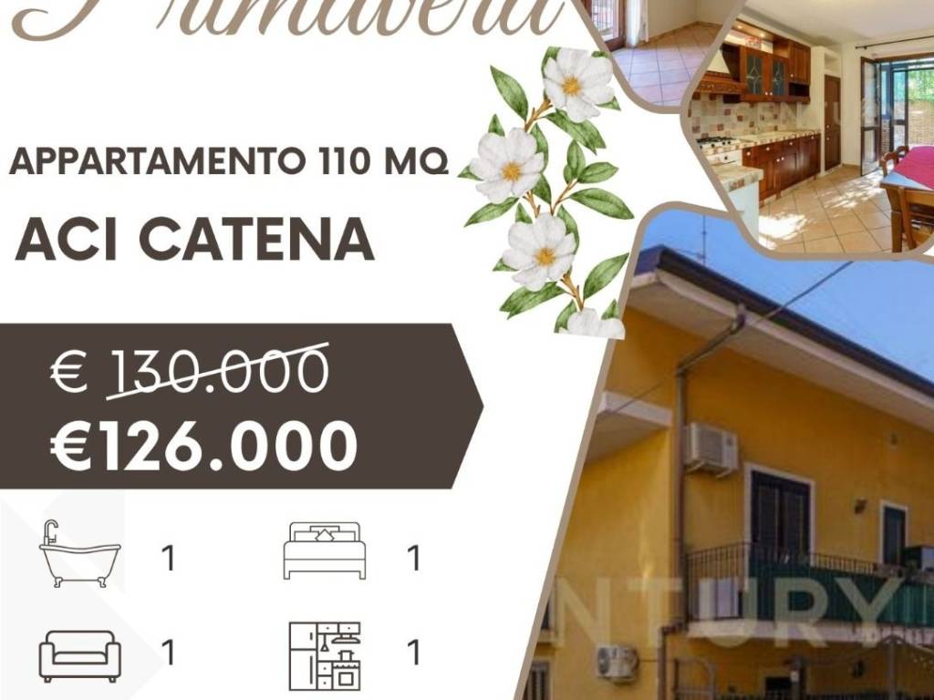 appartamento in vendita ad Aci Catena