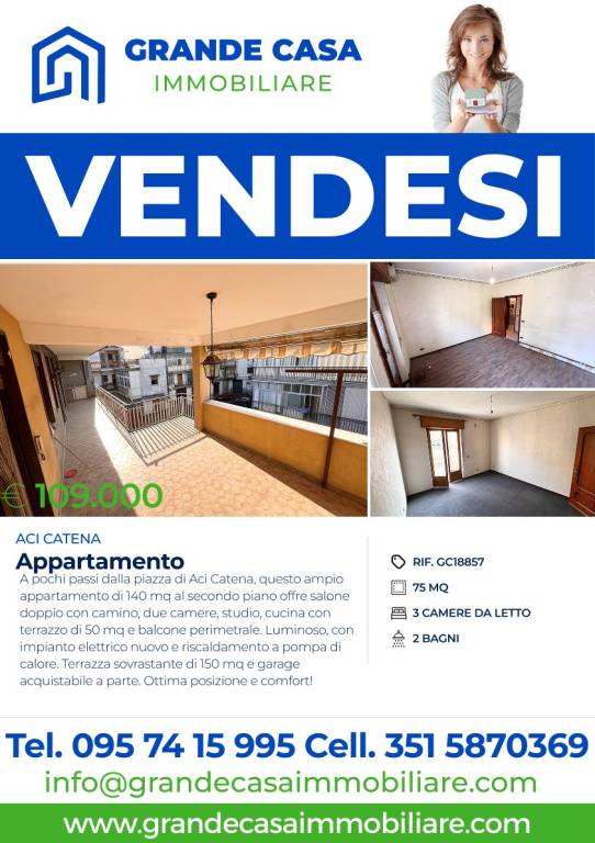 appartamento in vendita ad Aci Catena