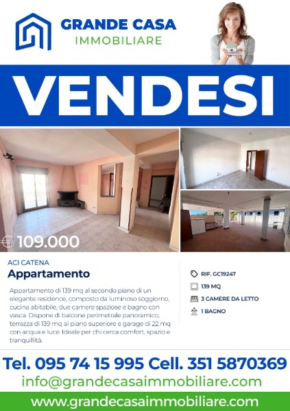 appartamento in vendita ad Aci Catena