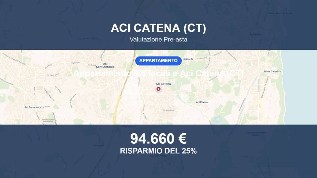 appartamento in vendita ad Aci Catena