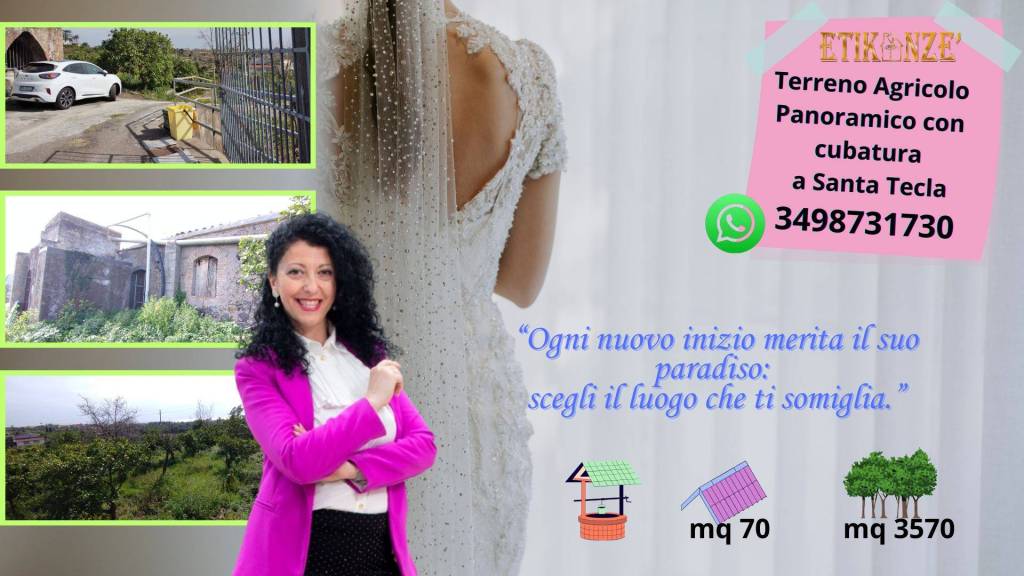 terreno agricolo in vendita ad Acireale in zona Santa Tecla