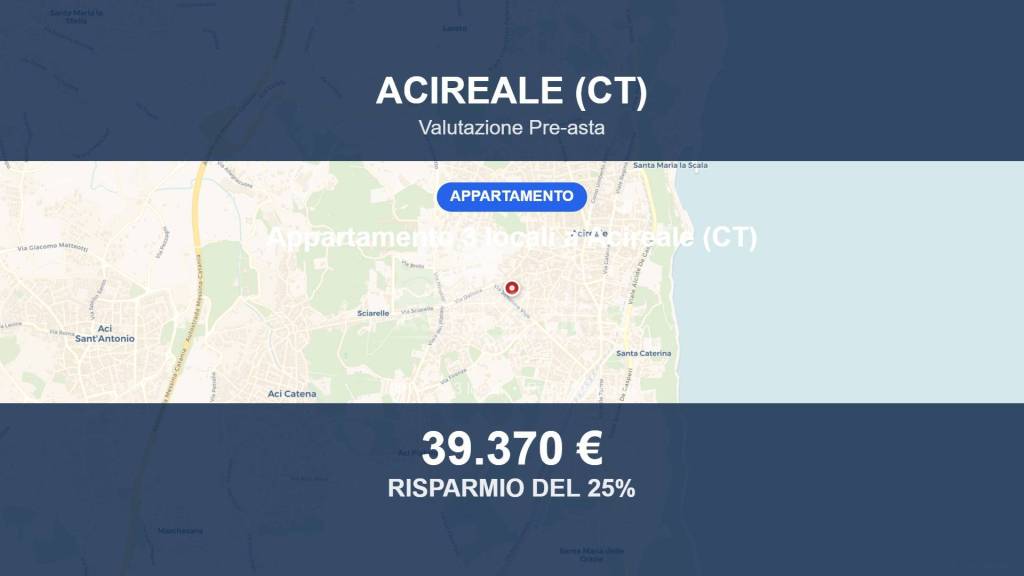 appartamento in vendita ad Acireale