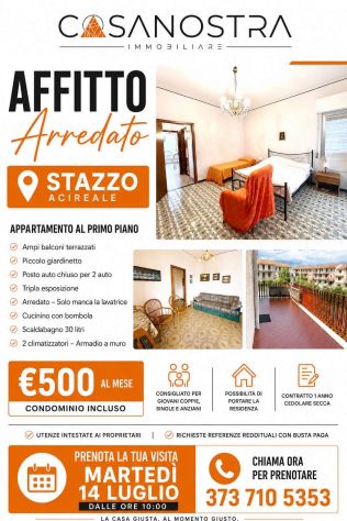 appartamento in vendita ad Acireale in zona Stazzo