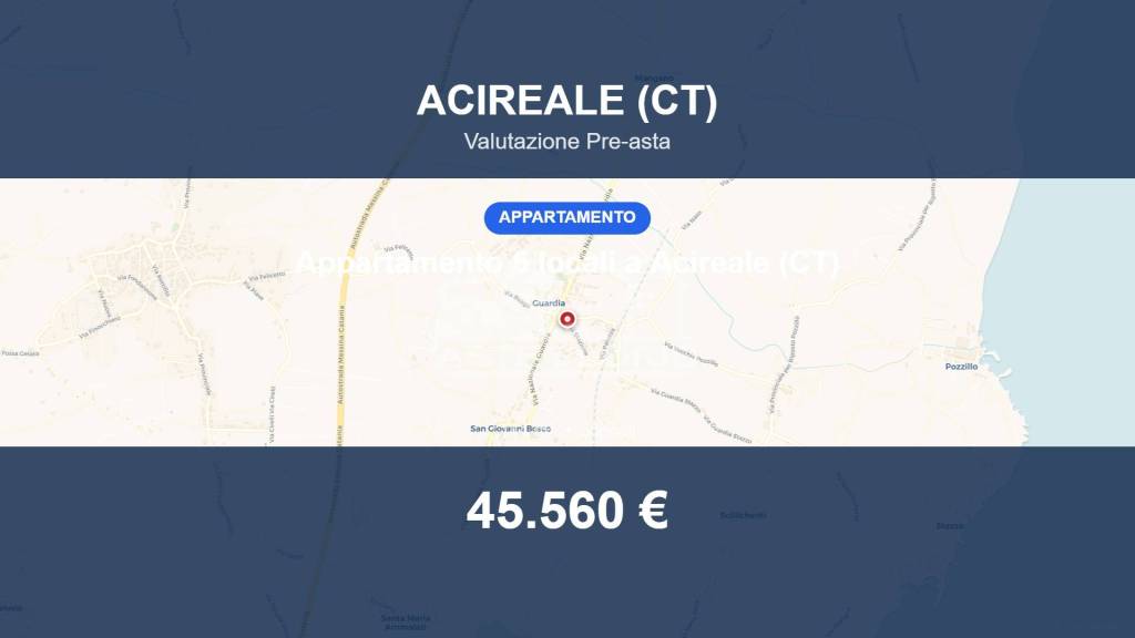 appartamento in vendita ad Acireale in zona Guardia