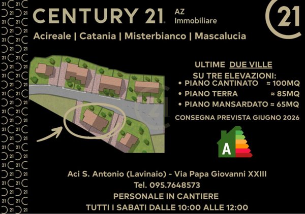casa indipendente in vendita ad Aci Sant'Antonio in zona Lavinaio
