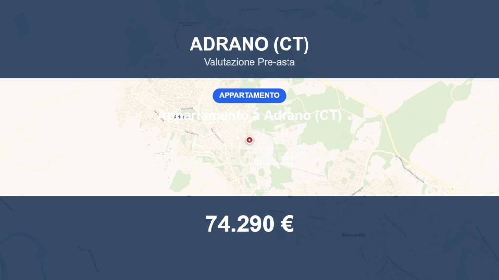 appartamento in vendita ad Adrano
