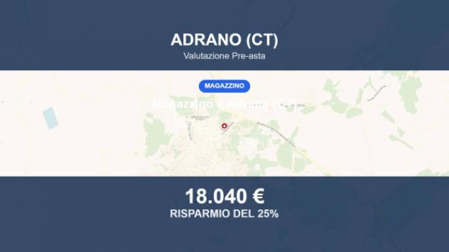 locale commerciale in vendita ad Adrano