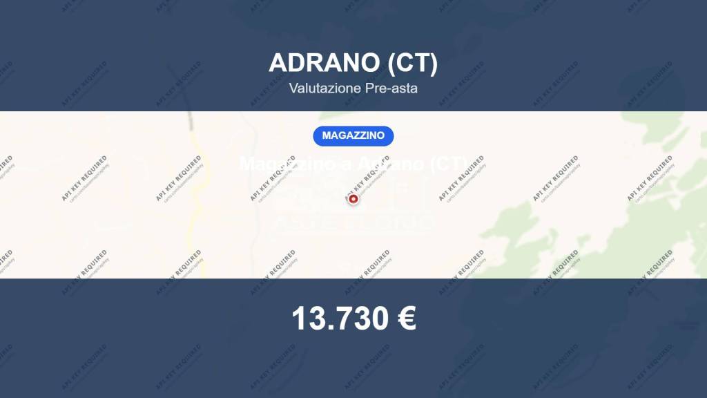 locale commerciale in vendita ad Adrano