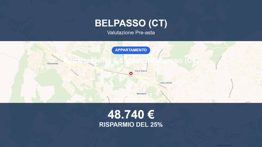 appartamento in vendita a Belpasso in zona Piano Tavola