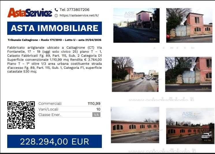 locale commerciale in vendita a Caltagirone