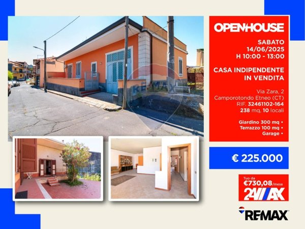 casa indipendente in vendita a Camporotondo Etneo in zona Centro Storico