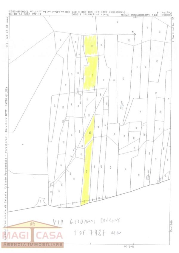 terreno agricolo in vendita a Camporotondo Etneo