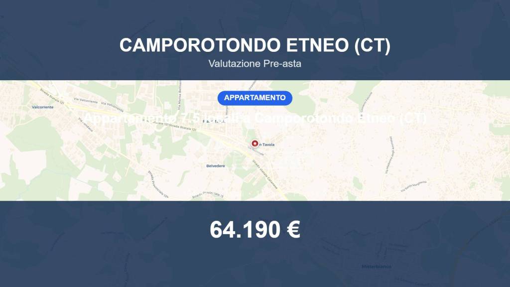 appartamento in vendita a Camporotondo Etneo in zona Piano Tavola