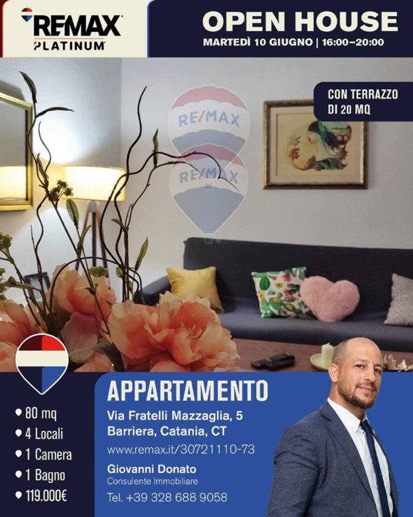 appartamento in vendita a Catania in zona Canalicchio