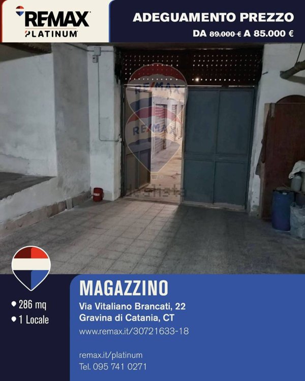 locale di sgombero in vendita a Catania