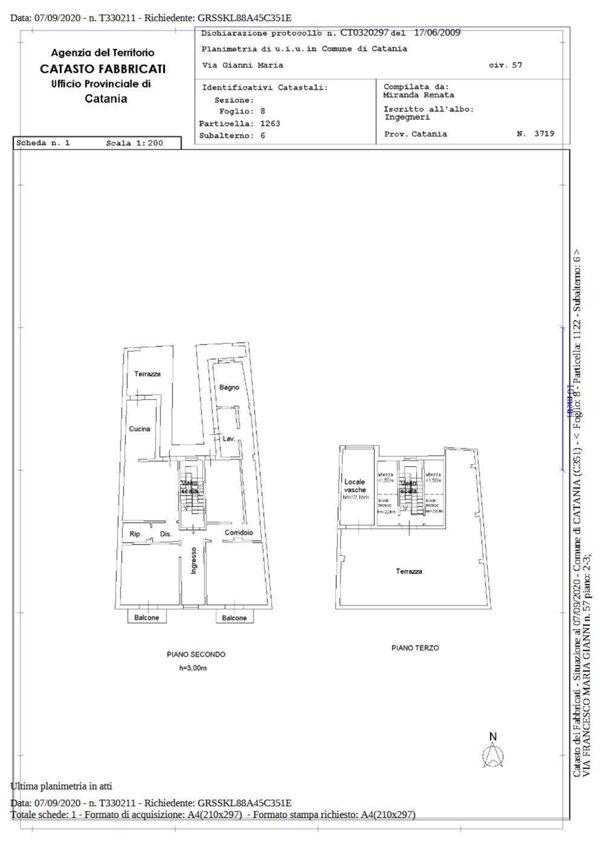 appartamento in vendita a Catania in zona Picanello