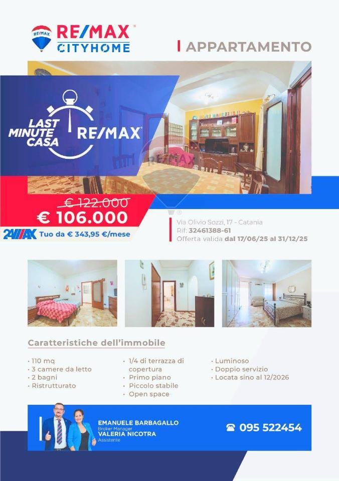 appartamento in vendita a Catania in zona Canalicchio