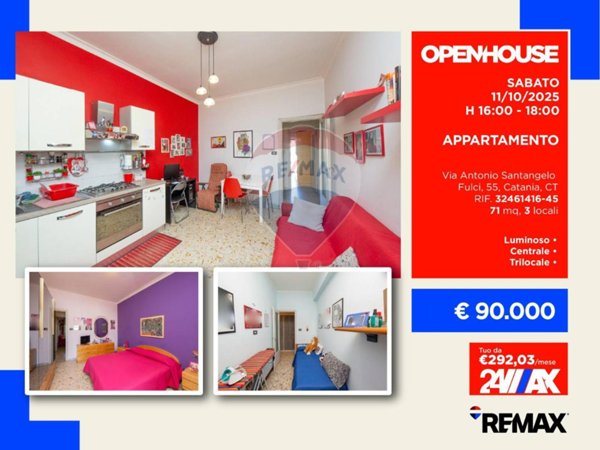 appartamento in vendita a Catania in zona Picanello