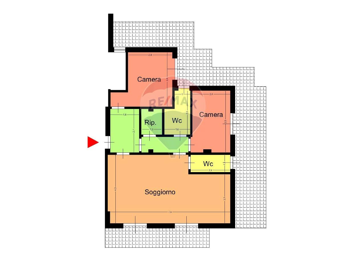 appartamento in vendita a Catania in zona Canalicchio