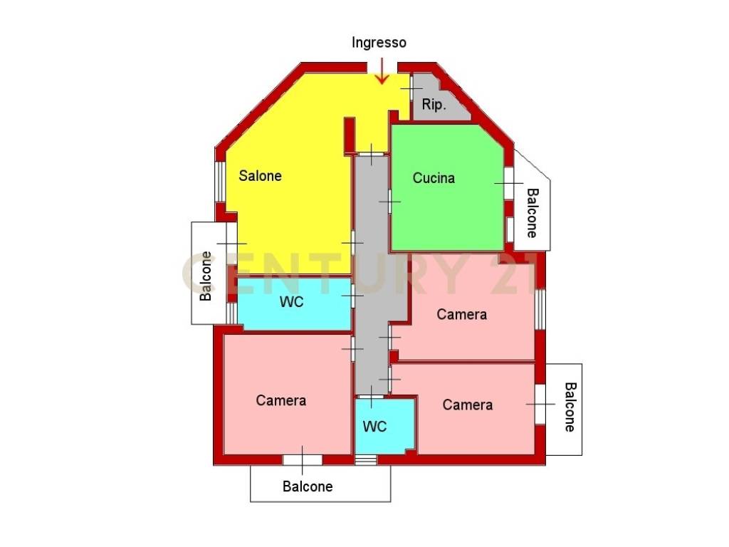 appartamento in vendita a Catania in zona Trappeto
