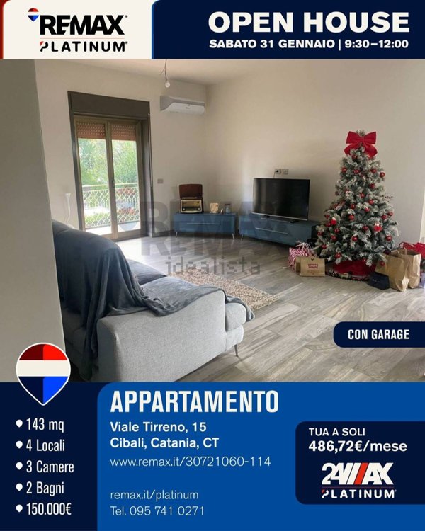 appartamento in vendita a Catania in zona Trappeto