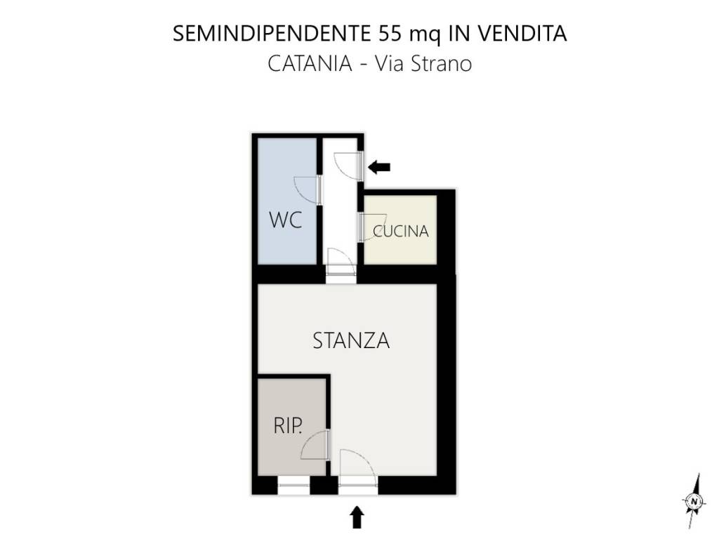 appartamento in vendita a Catania in zona Cibali
