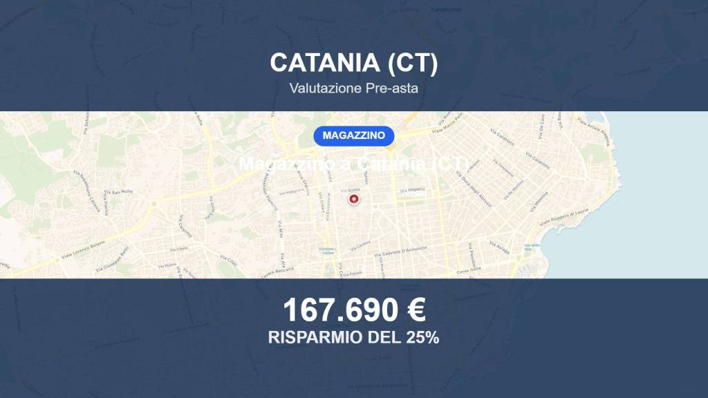 locale commerciale in vendita a Catania