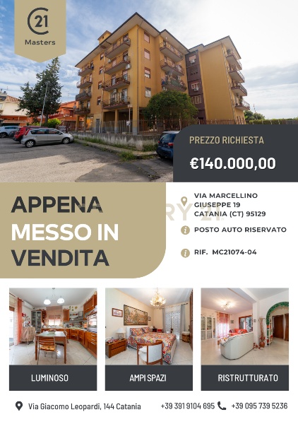 appartamento in vendita a Catania in zona Trappeto