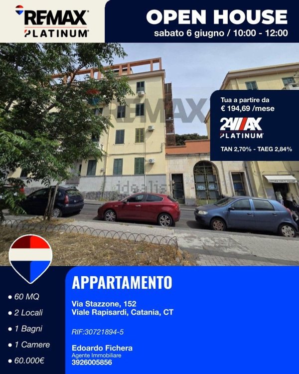 appartamento in vendita a Catania in zona Cibali