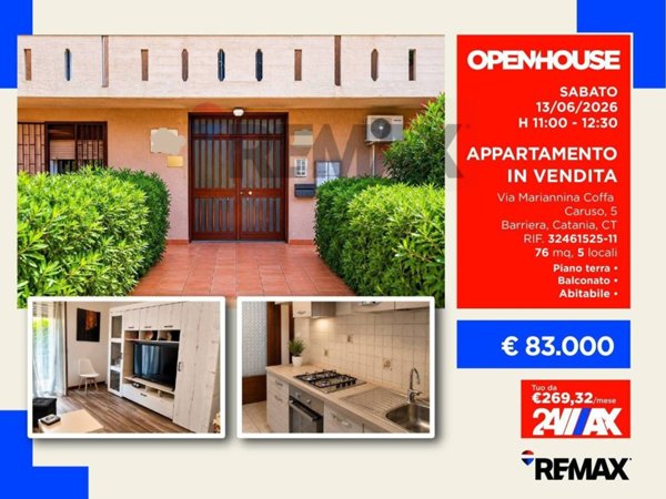 appartamento in vendita a Catania in zona Canalicchio