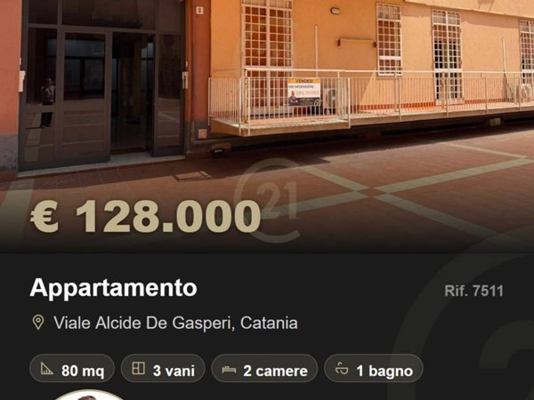 appartamento in vendita a Catania in zona Ognina