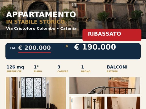 appartamento in vendita a Catania in zona Centro Storico
