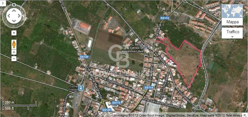 terreno industriale in vendita a Fiumefreddo di Sicilia