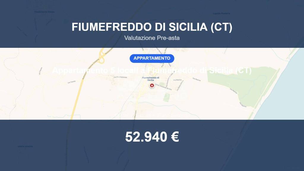 appartamento in vendita a Fiumefreddo di Sicilia