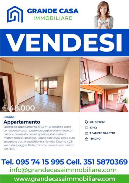 appartamento in vendita a Giarre
